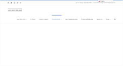 Desktop Screenshot of lacefrontwigshop.com